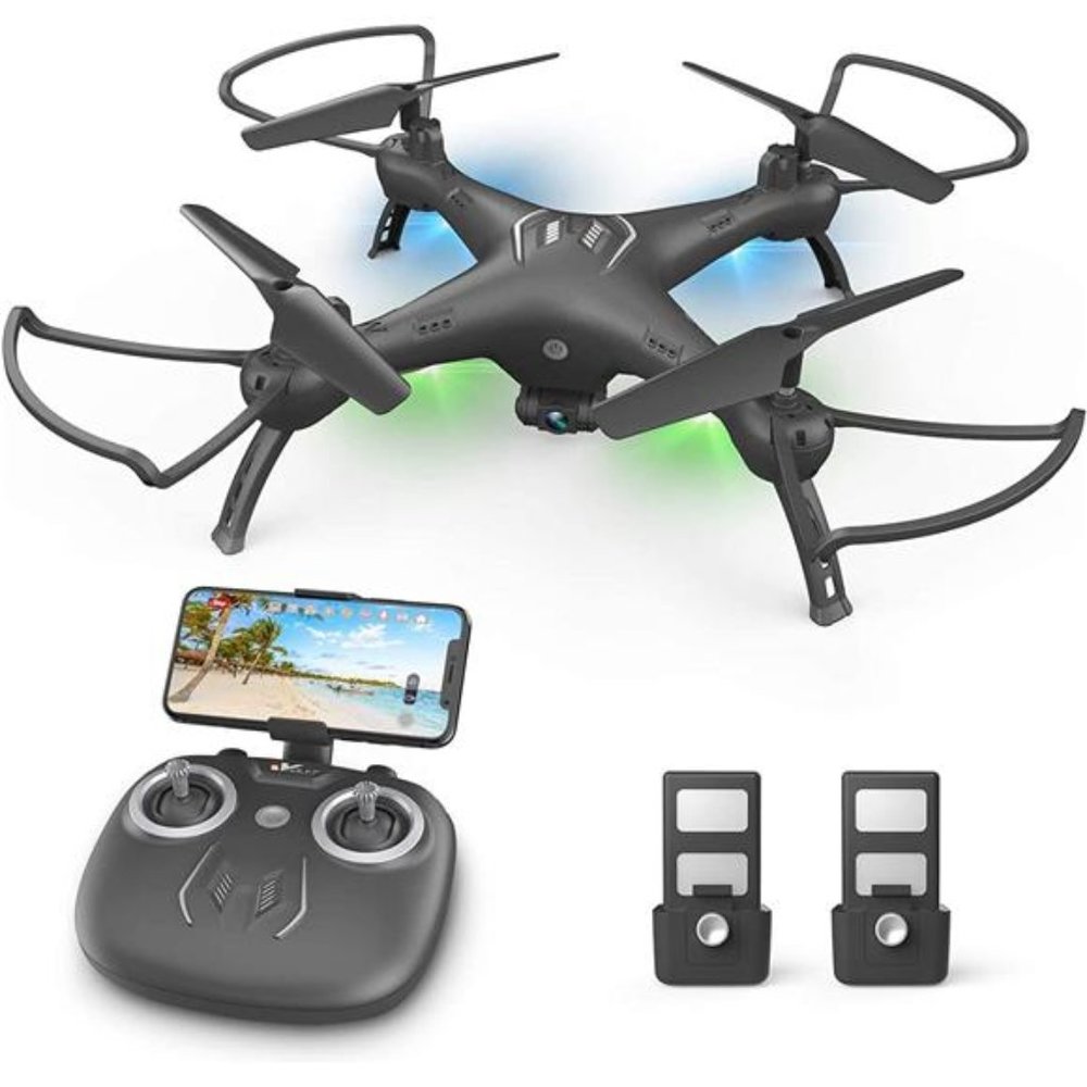 Drones with Camera for Adults/Kids/Beginners - 1080P HD Drones for Adults, 120°